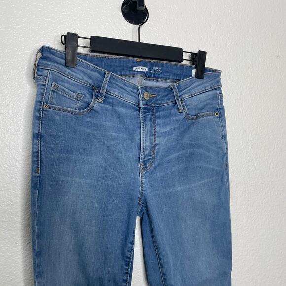 Old Navy Womens Size 8 Rockstar Skinny Leg Medium Wash Denim Blue Casual - Picture 8 of 16